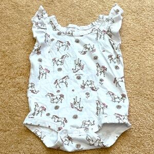 Carhartt Onesie White and Pink Infant